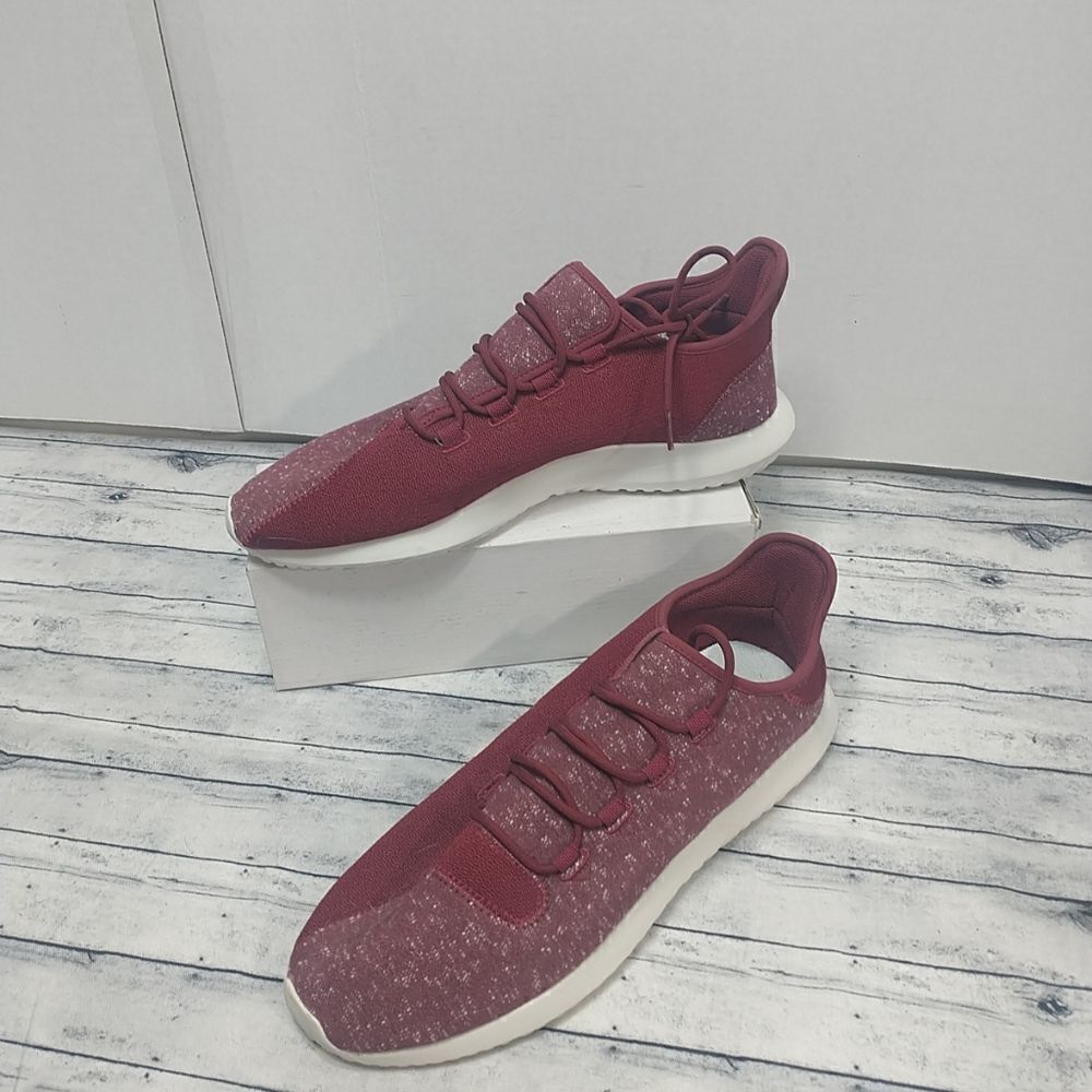 Adidas BY3571 Tubular Shadow Men's SZ 14 Burgundy Athletic Sport Sneakers .